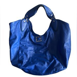 BCBG Blue leather purse 